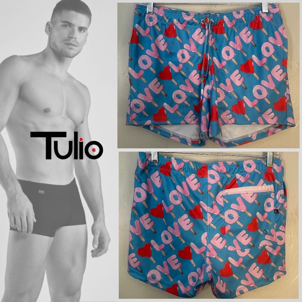 Tulio Square Cut Swimsuit Small Gently worn 30-36" waist 100% polyamide